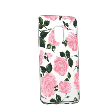 Husa de protectie, Trandafiri, culorile de pastel, pentru LG G7/G7 ThinQ, rezistenta la uzura, anti-alunecare, din silicon Premium, 514 Husa de protectie, Trandafiri, culorile de pastel, pentru LG G7/G7 ThinQ, rezistenta la uzura, anti-alunecare, din silicon Premium, 514