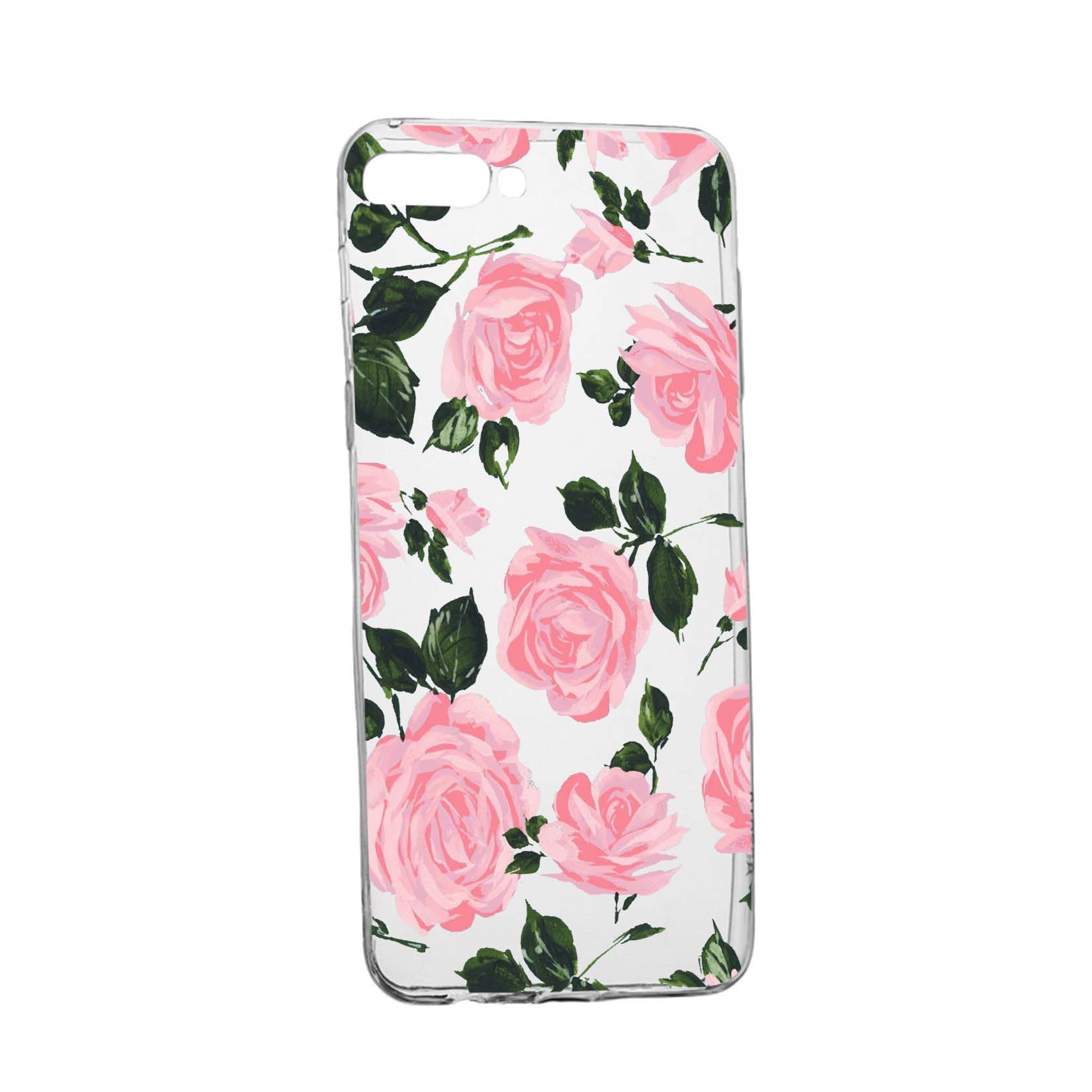 Husa de protectie, Trandafiri, culorile de pastel, pentru LG K9, rezistenta la uzura, anti-alunecare, din silicon Premium, 514