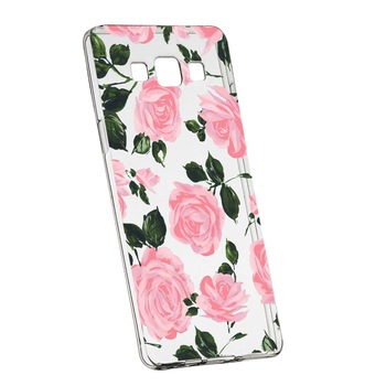 Husa de protectie, Trandafiri, culorile de pastel, pentru Samsung Galaxy A3, rezistenta la uzura, anti-alunecare, din silicon Premium, 514 Husa de protectie, Trandafiri, culorile de pastel, pentru Samsung Galaxy A3, rezistenta la uzura, anti-alunecare, din silicon Premium, 514