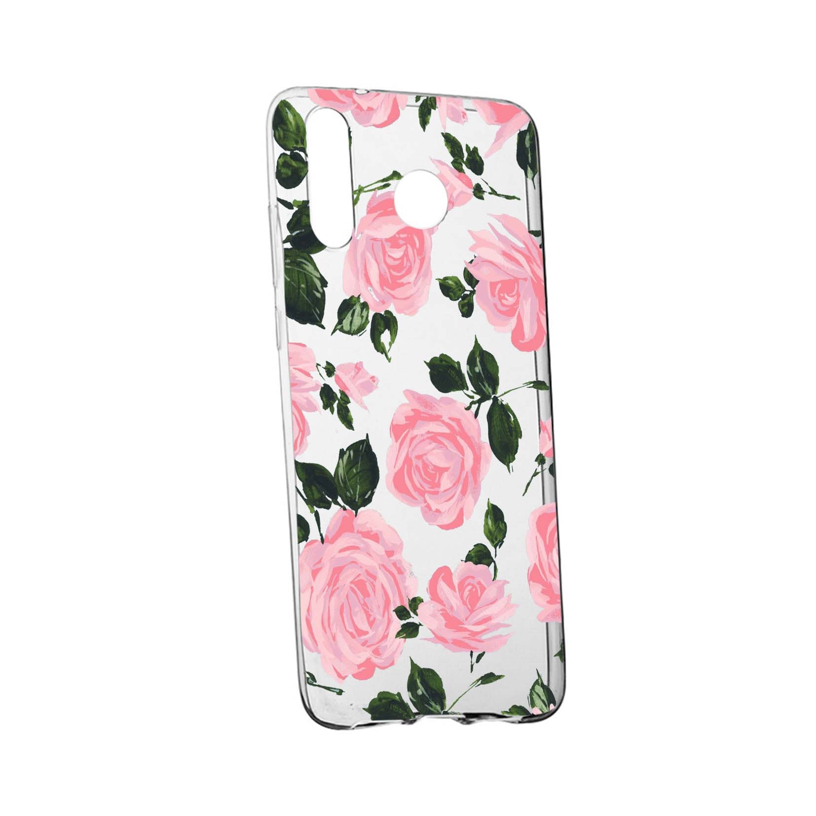 Husa de protectie, Trandafiri, culorile de pastel, pentru Samsung Galaxy A9 2018, rezistenta la uzura, anti-alunecare, din silicon Premium, 514