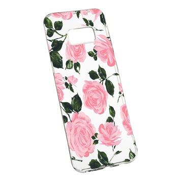 Husa de protectie, Trandafiri, culorile de pastel, pentru Samsung Galaxy S8 Plus, rezistenta la uzura, anti-alunecare, din silicon Premium, 514 Husa de protectie, Trandafiri, culorile de pastel, pentru Samsung Galaxy S8 Plus, rezistenta la uzura, anti-alunecare, din silicon Premium, 514