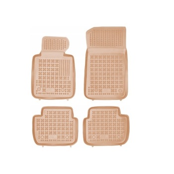 Covorase auto cauciuc tavita BEJ LUX, Audi Q7 I 2005-2015 Covorase auto cauciuc tavita BEJ LUX, Audi Q7 I 2005-2015