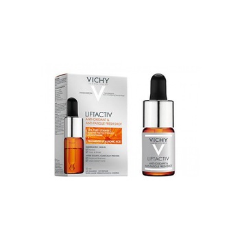 Ser cu lifting efect si vitamina c, vichy liftactiv anti-oxidant si anti-fatic fresh shot, 10ml, 645180 Ser cu lifting efect si vitamina c, vichy liftactiv anti-oxidant si anti-fatic fresh shot, 10ml, 645180