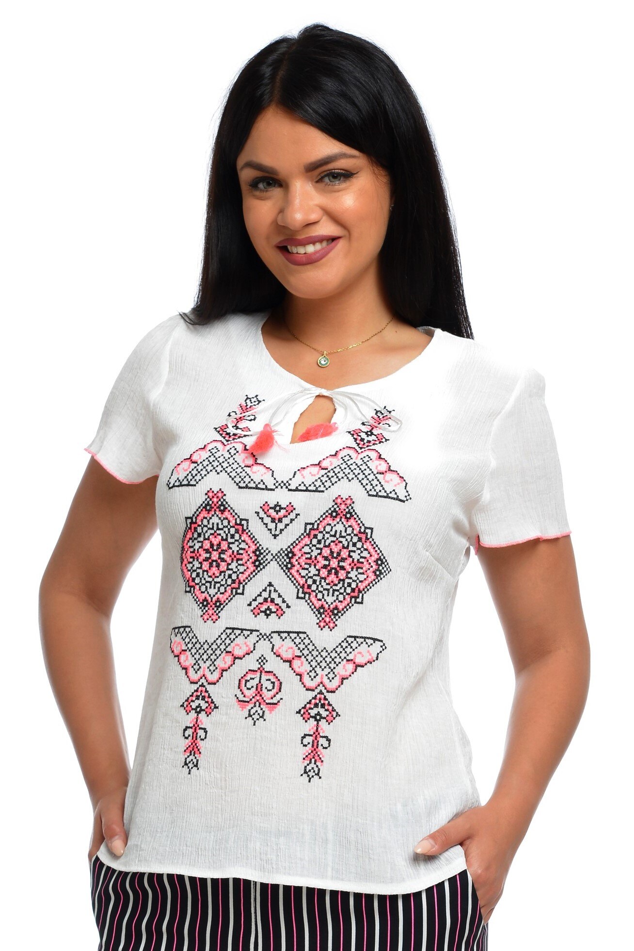 Ie Traditionala Romaneasca, maneca scurta,, Dress To Impress