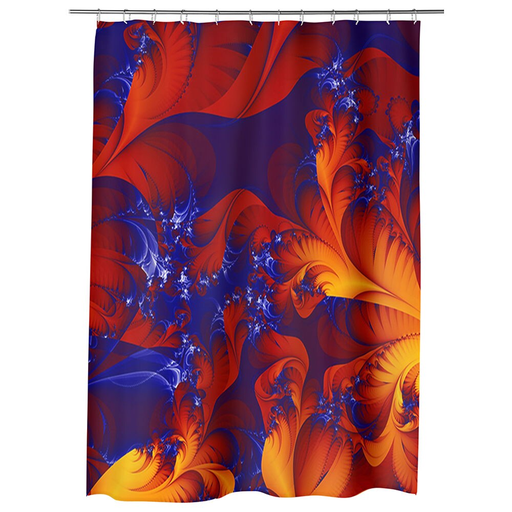 Perdea Dus, Cada, pentru Baie Heartwork Petale, Model Multicolor, Decoratiuni Baie, 150 x 200 cm