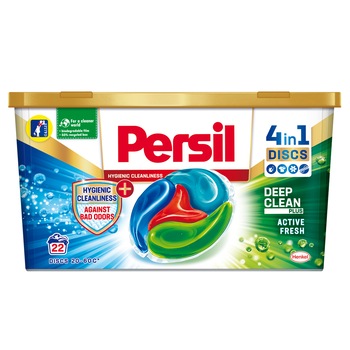 Detergent capsule Persil Discs Hygienic Cleanliness, 22 spalari Detergent capsule Persil Discs Hygienic Cleanliness, 22 spalari