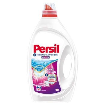 Detergent lichid Persil Gel Hygienic Cleanliness Color, 36 spalari, 1,8L Detergent lichid Persil Gel Hygienic Cleanliness Color, 36 spalari, 1,8L