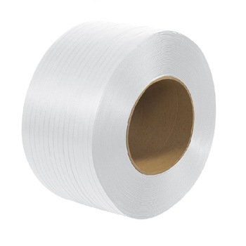 Banda de Legat PP Alba, 8mm x 4500m, Grosime 0.55 mm, Greutate Rola 22 Kg, Polipropilena, Ambalare si Paletizare Banda de Legat PP Alba, 8mm x 4500m, Grosime 0.55 mm, Greutate Rola 22 Kg, Polipropilena, Ambalare si Paletizare