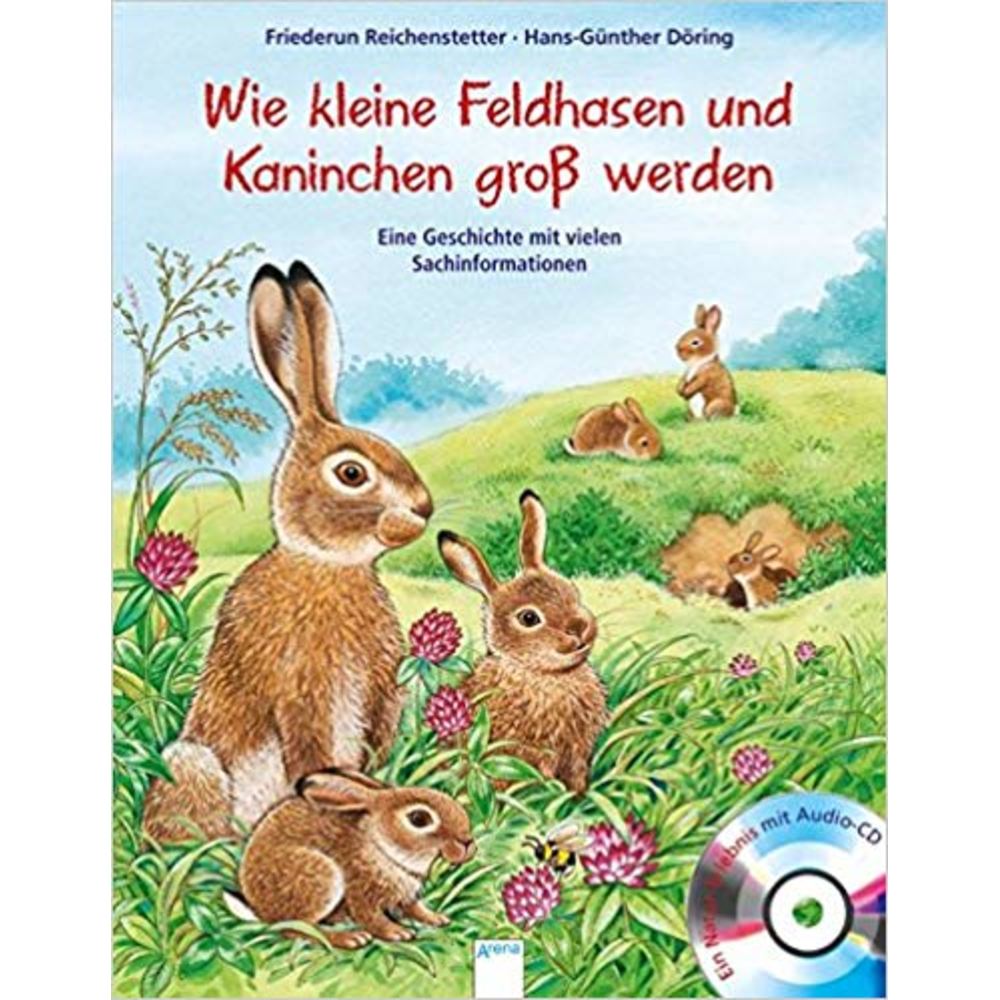 Kleine Feldhasen und Kaninchen werden grosz