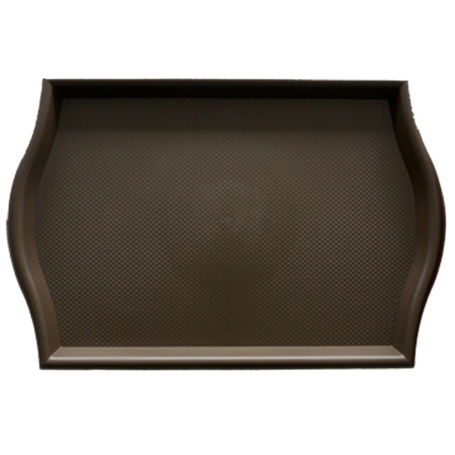 Tava servire 35,5x45 culoare cafea cu strat antialunecare