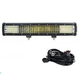 Pachet Led Bar 510w, 51000 LM, 12-24V si kit releu buton interior siguranta Pachet Led Bar 510w, 51000 LM, 12-24V si kit releu buton interior siguranta