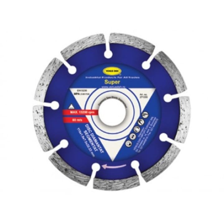 Disc diamantat segmentat 230X2.4X7.8X22.23 mm