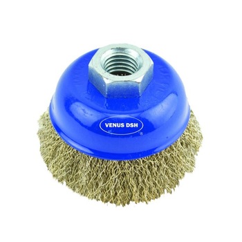 Perie sarma cupa pentru flex 100X0,30mm, M14 Perie sarma cupa pentru flex 100X0,30mm, M14