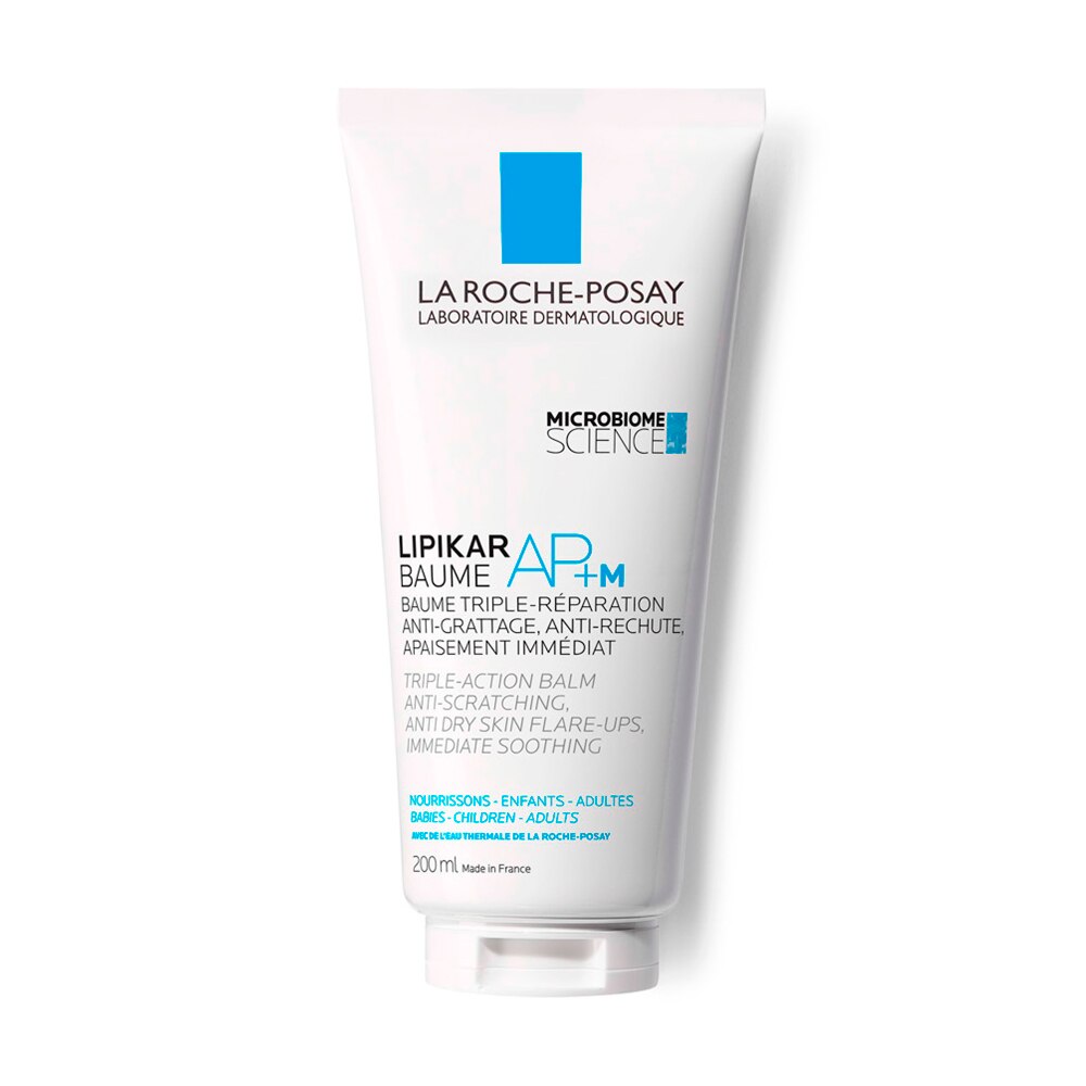 Balsam reparator cu tripla actiune La Roche Posay Lipikar Baume AP+M pentru piele cu tendinta atopica, 200 ml