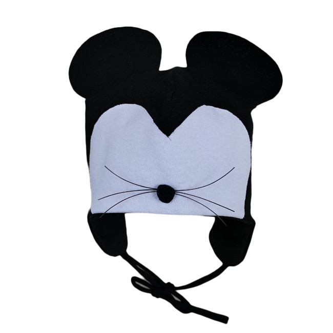 Caciula Mic Pitic C203 soricel negru cu alb