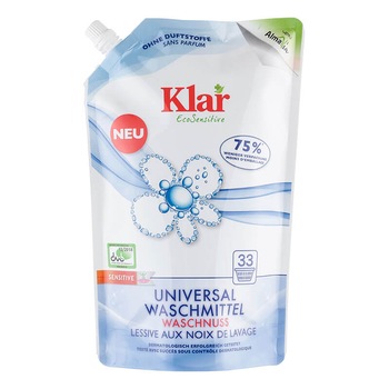 Detergent Lichid Universal Bio pentru rufe 1.5L Klar Detergent Lichid Universal Bio pentru rufe 1.5L Klar