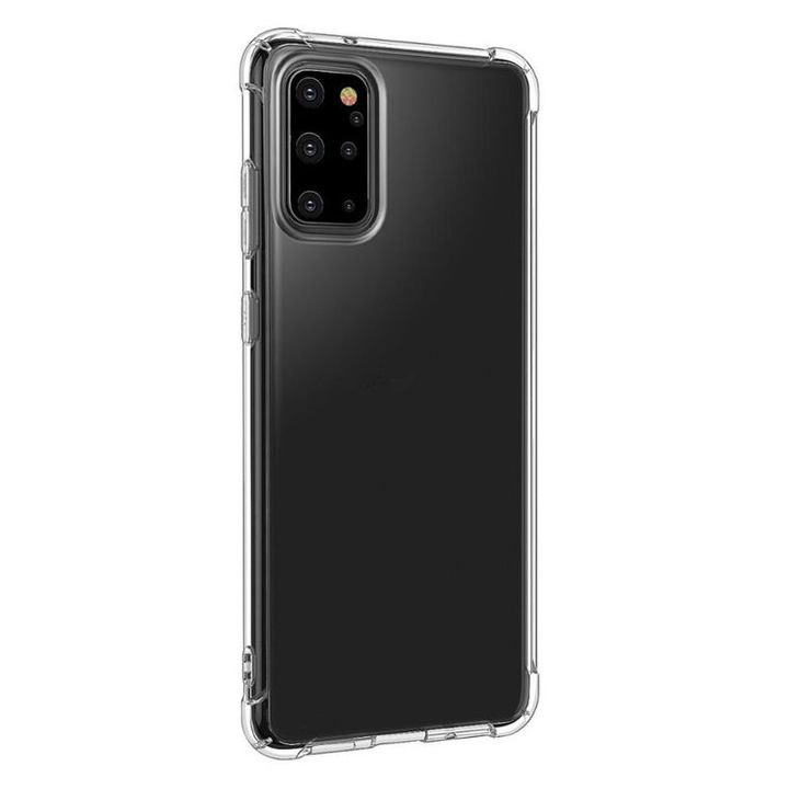 Samsung Galaxy S20 Plus burkolat, SILKASE, átlátszó színű, szilikon