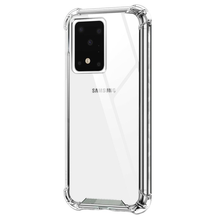 Doty telefontok, Samsung S20-hoz, kristálytiszta, ütésálló légpárnákkal