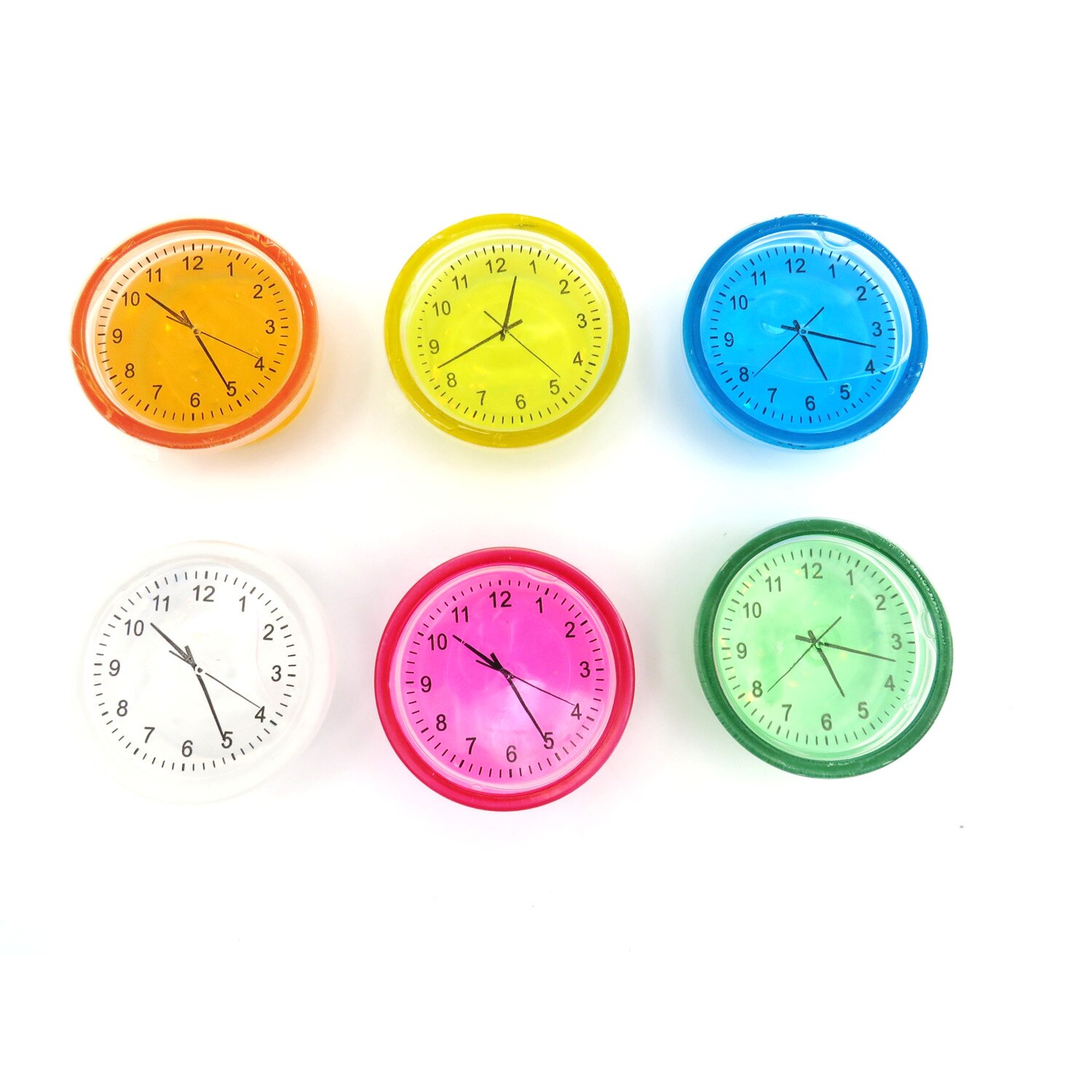 Set 6 Gelatina ceas multicolora