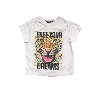 Tricou fete Original Marines, Free your dreams, Alb, 6 ani Tricou fete Original Marines, Free your dreams, Alb, 6 ani