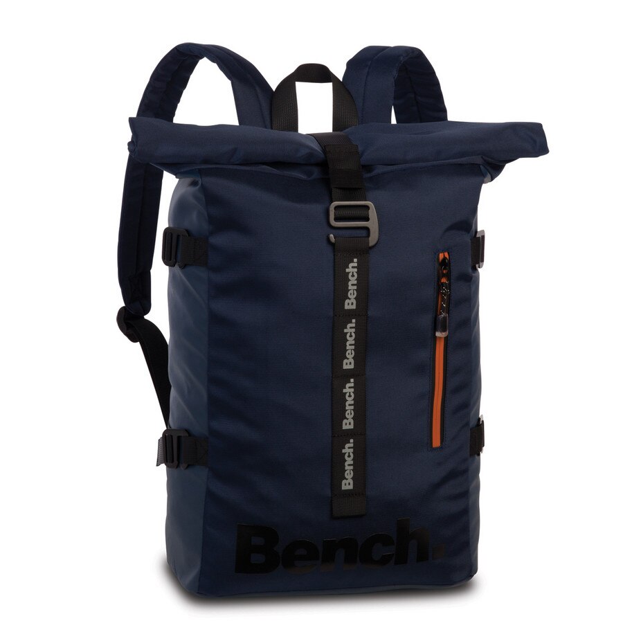 Rucsac Casual, Roll Top, Bench, F64156, Bleumarin
