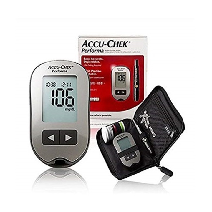 Глюкомер за измерване на кръвна захар Accu-chek Performa + 20 бр. тест-ленти