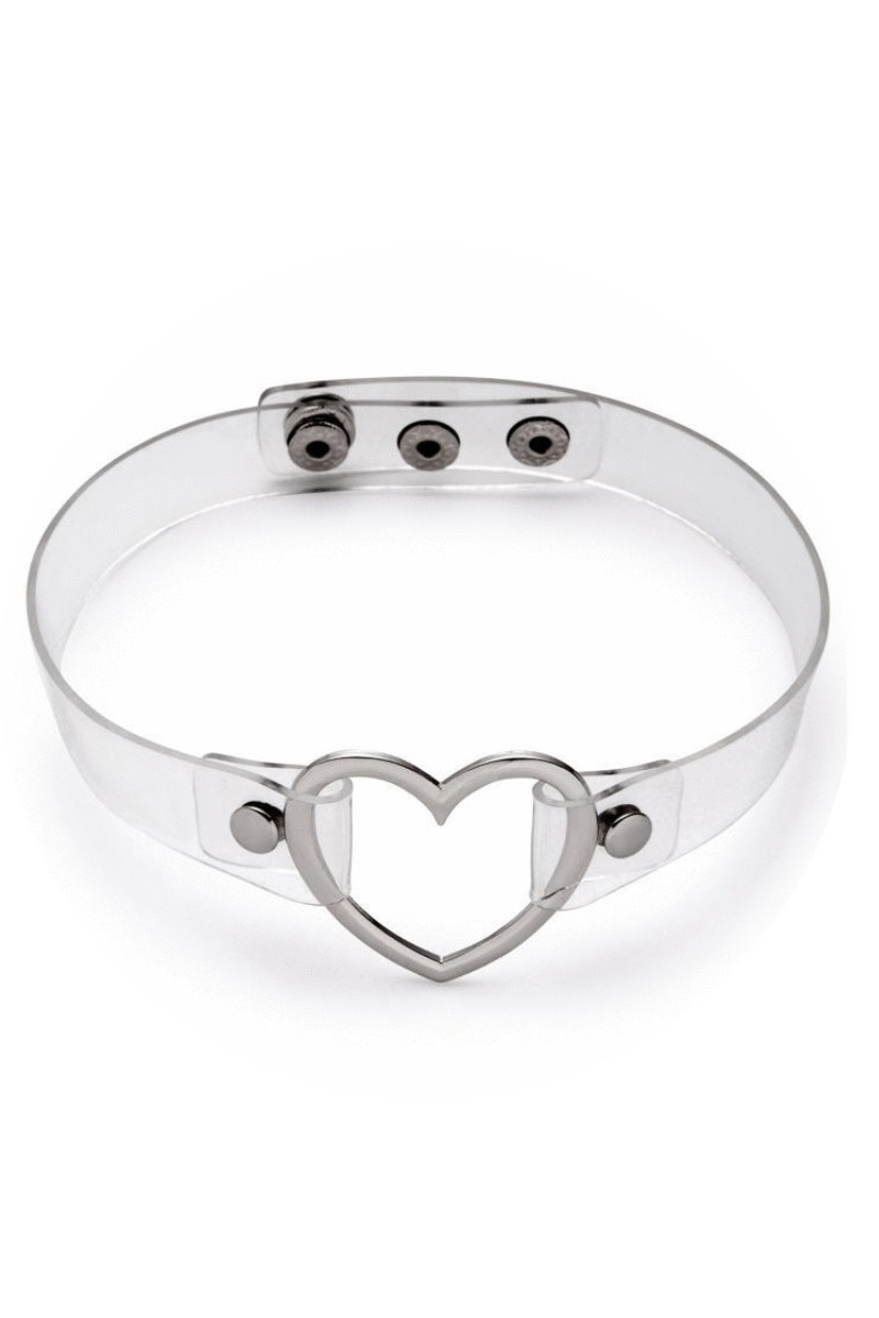 Choker KORSET BG 19771, Transparent
