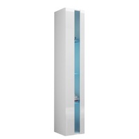 vitrina suspendata sticla mirjan 24 zigo new 180 alb  alb lucios 40x180x30 cm 4 polite imagen 23_0_
0