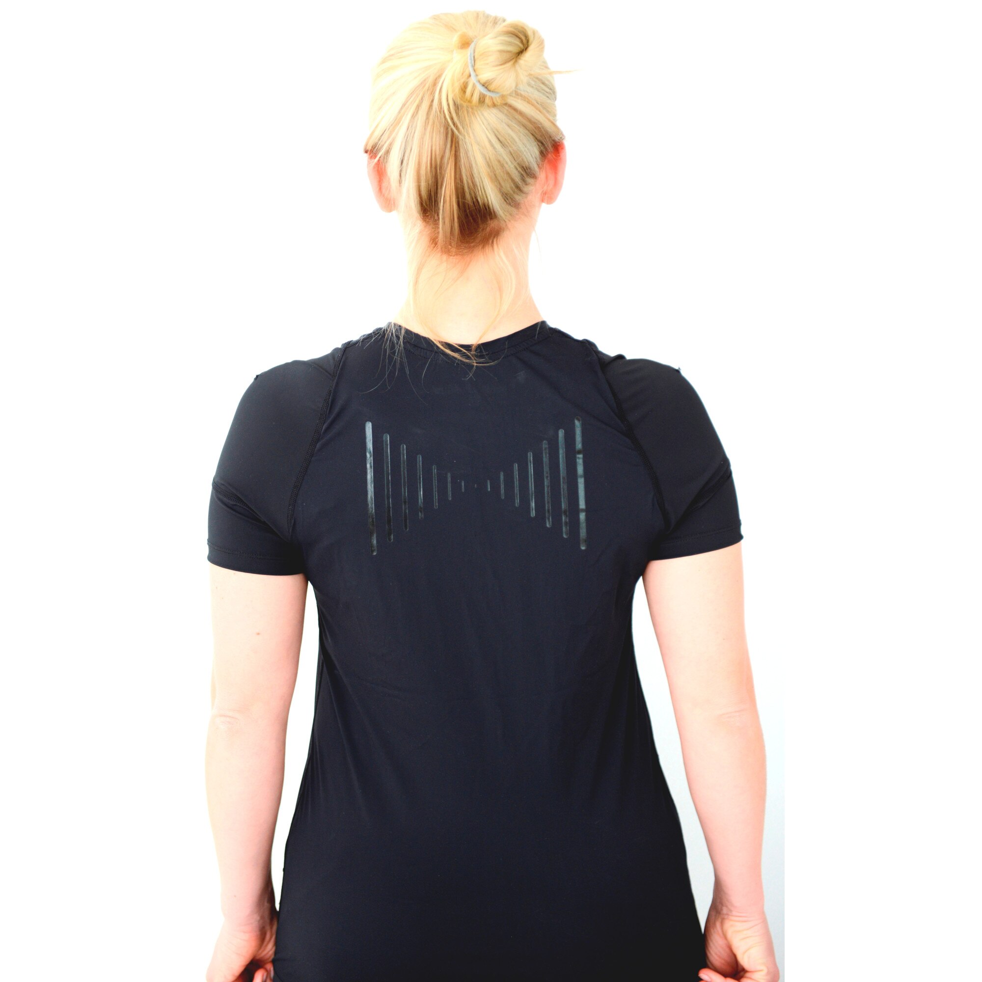 Tricou pentru corectarea posturii, femei, maneci scurte, negru, S - Sissel Posture Shirt Woman