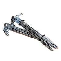 Set 10 cuie din metal galvanizat pentru cort, 300x10 mm