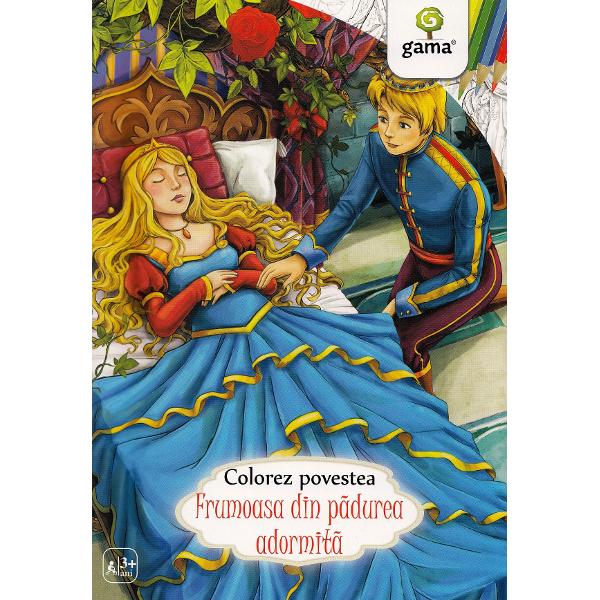 Frumoasa din padurea adormita. Colorez povestea