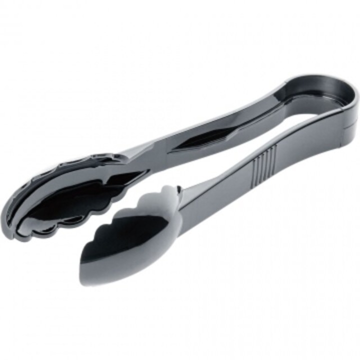 Cleste negru servire din policarbonat, lungime 230 mm, Saporoso