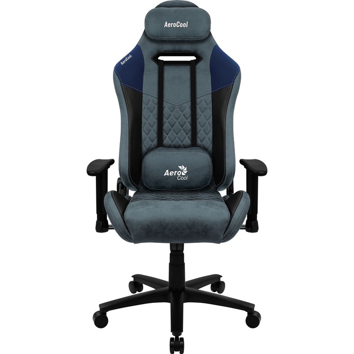 Aerocool DUKE AeroSuede Univerzális Fekete, Kék gamer szék