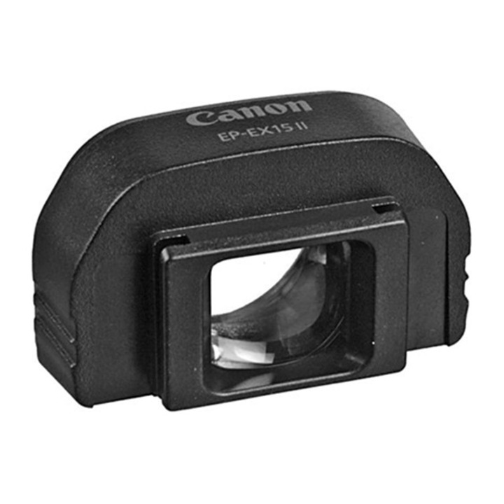 Accesoriu aparat foto, Cauciuc, Compatibil cu Canon EP-EX 15II, Negru
