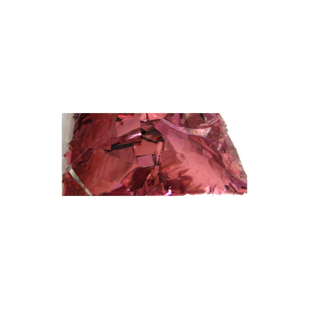 Confeti mari din folie rosie, 100 grame