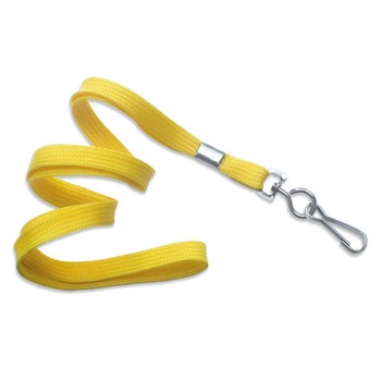 Set 25 buc snur ecuson textil plat 10mm, Galben Set 25 buc snur ecuson textil plat 10mm, Galben