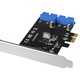 AXAGON PCEU-034VL PCI-E adapter, USB 3.0, UASP VIA + LP