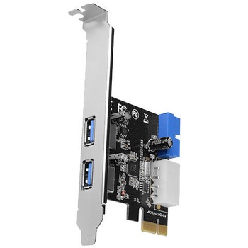 Adaptor AXAGON PCI-Express PCEU-232VL, 2+2 USB3.2 gen1 + LP Adaptor AXAGON PCI-Express PCEU-232VL, 2+2 USB3.2 gen1 + LP