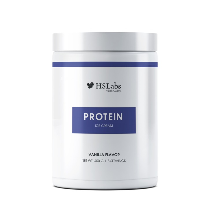Хранителна добавка, Протеинов сладолед, High Protein Ice Cream, HS Labs, 400 г, ванилия