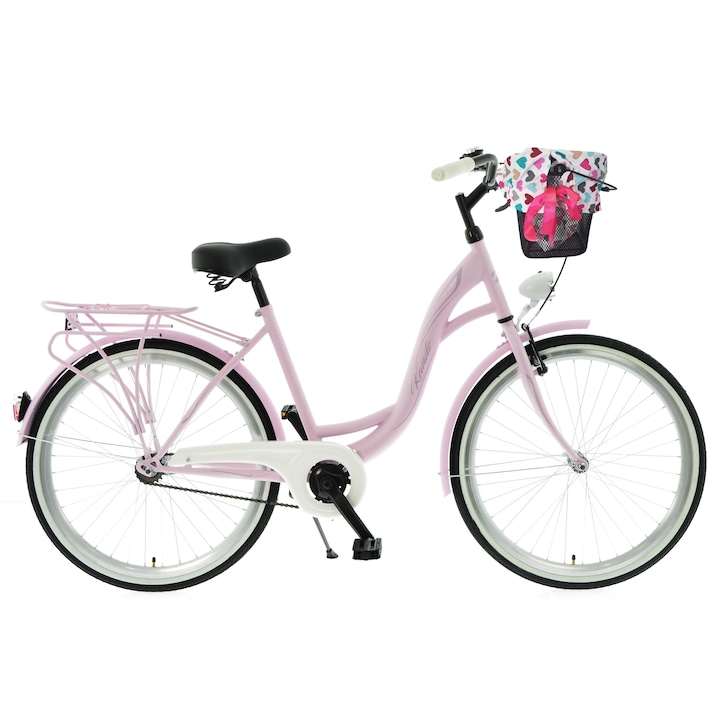 Kands® S-Comfort Női kerékpár 26" kerék Rózsaszín váz 18'' 155 -180 cm magasság