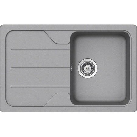 Kit chiuveta Schock Formhaus D-100S 780 x 500 mm si baterie Schock Plutos Croma Cristalite