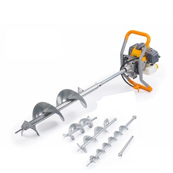 Foreza / motoburghiu de pamant + 3 burghie + extensie 6 CP, Powermat PM-SWG-600N-3W Foreza / motoburghiu de pamant + 3 burghie + extensie 6 CP, Powermat PM-SWG-600N-3W