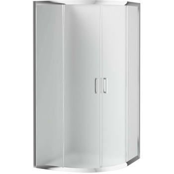 Cabina dus Deante, KYP 652K, semirotund, 80 cm x 80 cm, sticla de 5 mm, brumata, profil crom Cabina dus Deante, KYP 652K, semirotund, 80 cm x 80 cm, sticla de 5 mm, brumata, profil crom