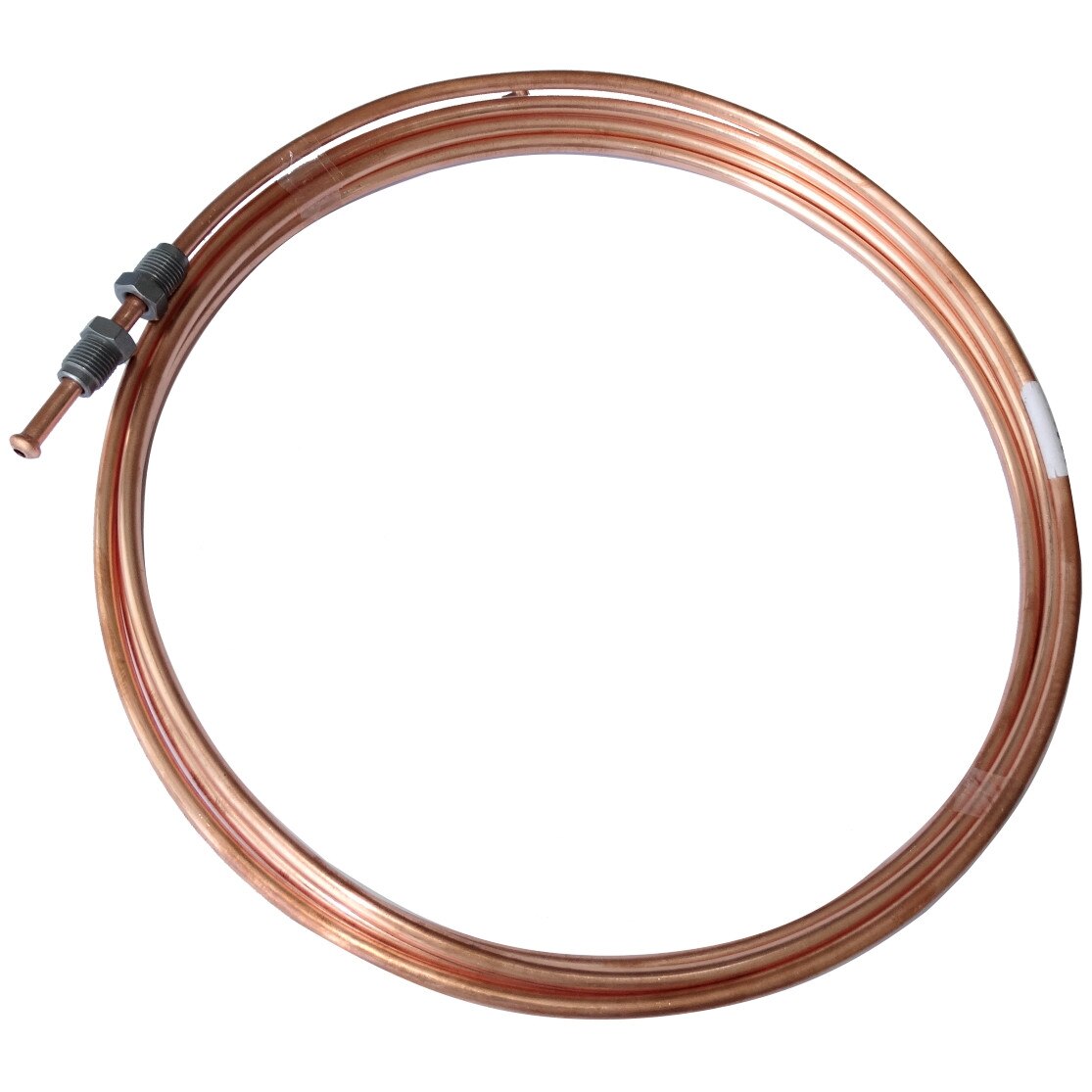 Conducta de frana din cupru AERZETIX, cu fitingi M10x1 / M10x1, Ø4.76 mm, 290 cm