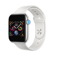 Ceas smartwatch iWO8 watch 5, full OLED display, monitor de tensiune arteriala, monitor de ritm cardiac, pedometru, IP67, android, pedometru, anti lost, alb