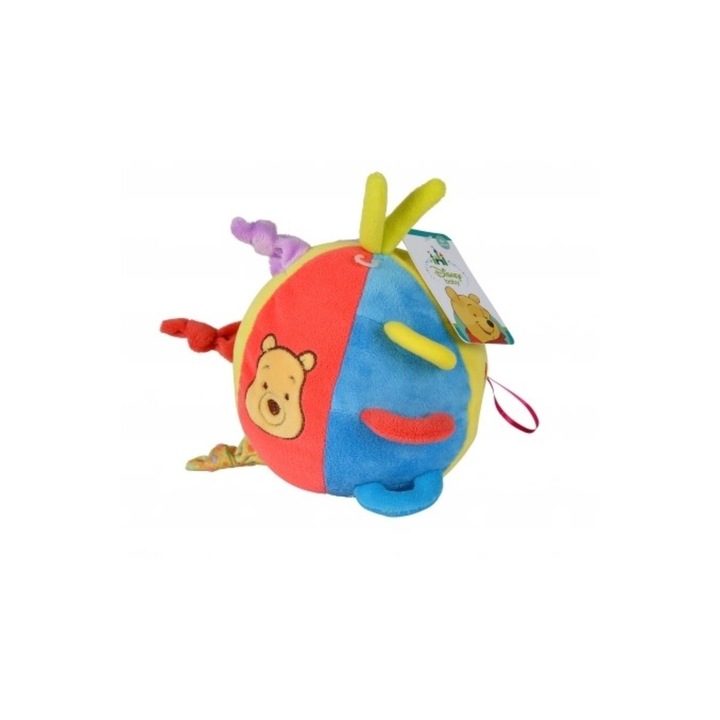 Disney Baby Micimackó csörgő plüss labda – 15 cm