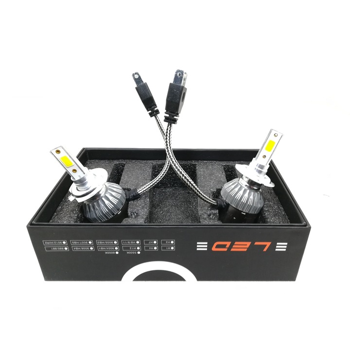 Комплект висококачествени ЛЕД Крушки H7 G9 35W/6500 LM 1 година гаранция