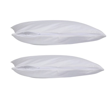 Set 2 fete perna impermeabile, bumbac 100%, 50 x 70 cm Set 2 fete perna impermeabile, bumbac 100%, 50 x 70 cm