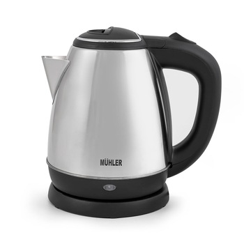Fierbator electric MUHLER WK-1277S, 1.2 l, Otel inoxidabil, 1350 W, Argintiu Fierbator electric MUHLER WK-1277S, 1.2 l, Otel inoxidabil, 1350 W, Argintiu