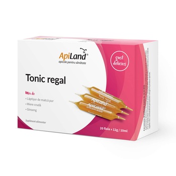 Tonic regal, ApiLand, 20 fiole x 12g Tonic regal, ApiLand, 20 fiole x 12g